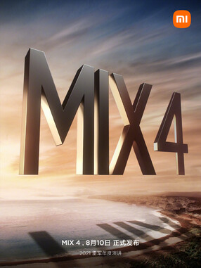 Le Mi Mix 4 arrive le 10 août. (Image source : Xiaomi)