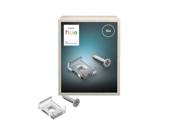 Le support Philips Hue Flux pour le montage de 10x. (Source de l'image : Philips Hue via OBI)