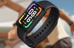 Le panneau AMOLED du Redmi Smart Band Pro a une résolution de 194x368. (Image source : Xiaomi - édité)