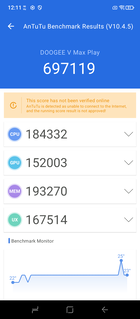 Test de performance AnTuTu 10 (Image source : Screenshot - Sergey Tarasov - Notebookcheck)