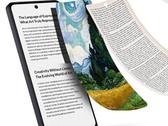 L'Alcatel V3 Ultra est également conçu pour afficher des livres électroniques. (Source de l'image : Alcatel)