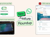 Les dernières améliorations apportées à WhatsApp comprennent l'inscription depuis un iPad, une prise en charge améliorée des fichiers PDF et le partage de musique. 