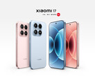 Le Xiaomi 17 est disponible en quatre coloris, tous certifiés IP68. (Source de l'image : Xiaomi)