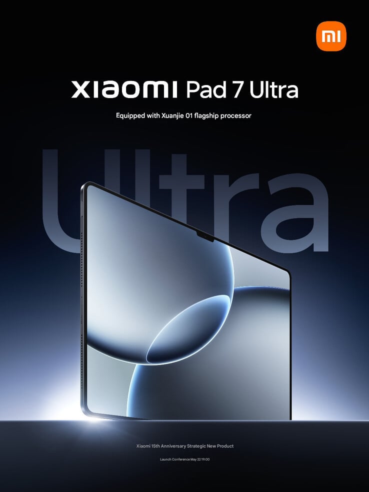 La nouvelle image teaser du Xiaomi Pad 7 Ultra (Image source : Xiaomi - machine translated)