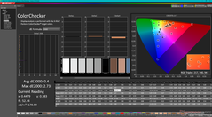 ColorChecker après étalonnage (P3)