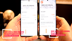Galaxy S22 Ultra - 3DMark Wild Life Extreme. (Source : Erdi Özüağ sur YouTube)