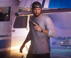 Jason, le protagoniste de GTA 6, tenant un pistolet.