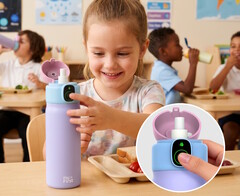 La gourde myFirst CareSip ne peut être ouverte que par les enfants dont les empreintes digitales sont enregistrées.