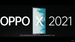 L&#039;OPPO X 2021 est à nouveau taquiné. (Source : YouTube)