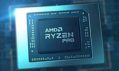 Le processeur AMD Ryzen 7 PRO 6850H est capable de produire une fréquence d&#039;horloge de boost maximale de 4,7 GHz. (Image source : AMD - édité)