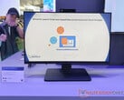 L'Asus ExpertCenter P600 AiO peut être configuré avec un CPU avec jusqu'à 50 TOPs NPU. Sur la photo : le modèle 27 pouces. (Source de l'image : Notebookcheck)
