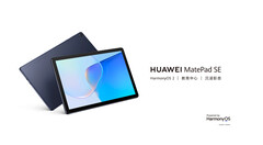 Huawei vend le MatePadSE dans un coloris unique &quot;Deep Blue&quot;. (Image source : Huawei)