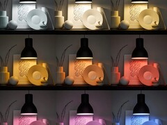 La nouvelle ampoule LED GU10 intelligente TRÅDFRI peut produire un éclairage blanc et coloré. (Source de l&#039;image : IKEA)