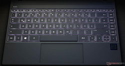 Clavier du HP Spectre 13 2018 avec rétroéclairage.