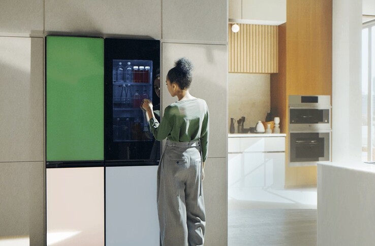Le réfrigérateur LG InstaView avec MoodUP (Image source : LG)