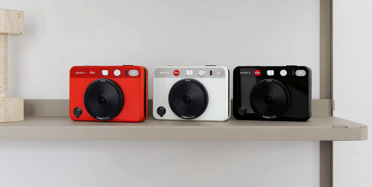 Le Sofort 2 dans ses trois coloris (Image Source : Leica)