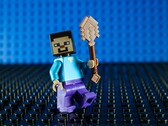 Une image montrant une minifigure de Steve de Minecraft.