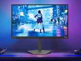 Le 25M4P5200T est doté d’un écran IPS de 24,5 pouces. Sur la photo : image promotionnelle retouchée montrant la face avant du moniteur gaming.
