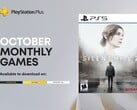 La bannière des jeux gratuits PlayStation Plus pour le mois d'octobre est affichée (Source : Sony PlayStation, Konami avec modifications)