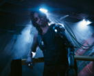 Une capture d'écran de Keanu Reeves dans le rôle de Johnny Silverhand dans Cyberpunk 2077 (source d'image : SteamDB)