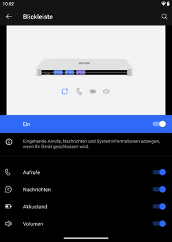 Microsoft Surface Duo 2 Glance Bar