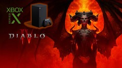 Une Xbox Series X sur le thème de Diablo IV serait en préparation (image via @bilibili_kun sur Twitter)