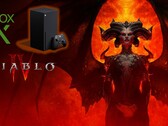 Une Xbox Series X sur le thème de Diablo IV serait en préparation (image via @bilibili_kun sur Twitter)
