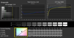 CalMan ColorChecker Greyscale (calibré)