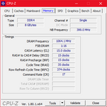 CPU-Z mémoire RAM