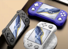 La nouvelle console de jeu d'Helegaly pourrait être lancée en trois couleurs. (Source de l'image : via Retro Handhelds)