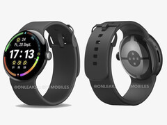 Jusqu'à présent, seuls des rendus basés sur la CAO montrant la Pixel Watch 4 ont été dévoilés. (Source : Android Headlines & OnLeaks)