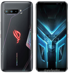 La conception du Asus ROG Phone 3 est largement inchangée par rapport à son prédécesseur. (Source de l'image : Evan Blass)