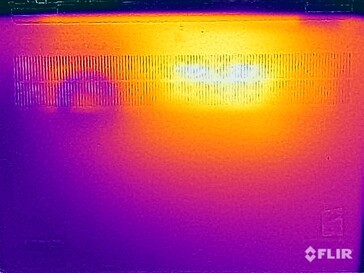 Températures de surface en dessous (stress test)