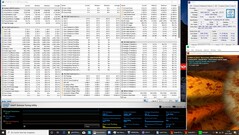 ThinkBook 15 - Informations système pendant un stress test combiné FurMark et Prime95.