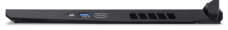 Côté droit : USB 3.2 Gen 2 (Type-C), USB 3.2 Gen 2 (Type-A), HDMI