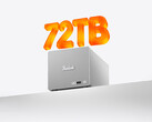 Le ME Pro à deux baies équipé d’un AI 9 HX 470 est proposé à partir d’environ 711 $. Sur la photo : une image promotionnelle mettant en avant la capacité de stockage annoncée du NAS.
