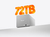 Le ME Pro à deux baies équipé d’un AI 9 HX 470 est proposé à partir d’environ 711 $. Sur la photo : une image promotionnelle mettant en avant la capacité de stockage annoncée du NAS.
