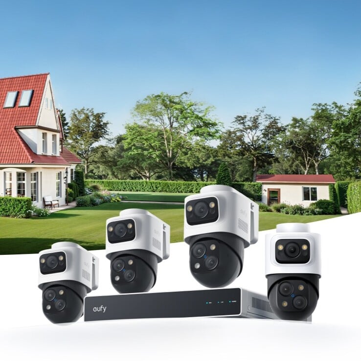Le kit du système de sécurité eufy S4 Max NVR. (Source de l'image : eufy)