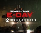 Logo Xbox Handheld sur la bannière de Gears of War : E-Day