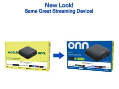 L&#039;Onn 4K Pro et ses frères et sœurs sont désormais présentés dans une boîte de vente au détail redessinée. (Source de l&#039;image : Walmart)