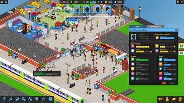 Une image montrant une interface dans Overcrowd : A Commute 'Em Up. (Source de l'image : Steam)
