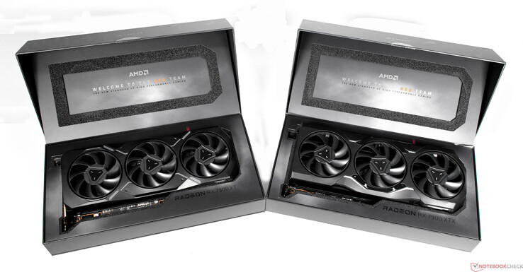 AMD Radeon RX 7900 XTX et AMD Radeon RX 7900 XT