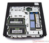 Lenovo ThinkStation P3 Tiny avec dessous ouvert