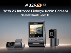 La caméra de bord VIOFO A329S 3CH peut capturer des séquences jusqu'à 4K/60 fps (Source d'image : VIOFO)