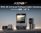 La caméra de bord VIOFO A329S 3CH peut capturer des séquences jusqu'à 4K/60 fps (Source d'image : VIOFO)
