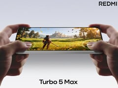 Le Redmi Turbo 5 Max sera l'un des premiers téléphones équipés du Dimensity 9500s. Sur la photo : un rendu du téléphone faisant tourner un jeu. (Source de l'image : Xiaomi - édité)