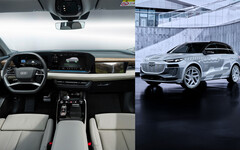 Audi a récemment dévoilé le design extérieur et intérieur du prochain Q6 e-tron. (Source de l&#039;image : Audi - édité)