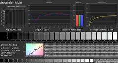 Calman : Niveaux de gris (calibrés)