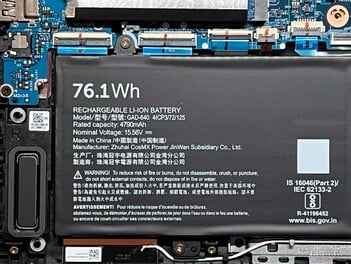 Informations sur la batterie
