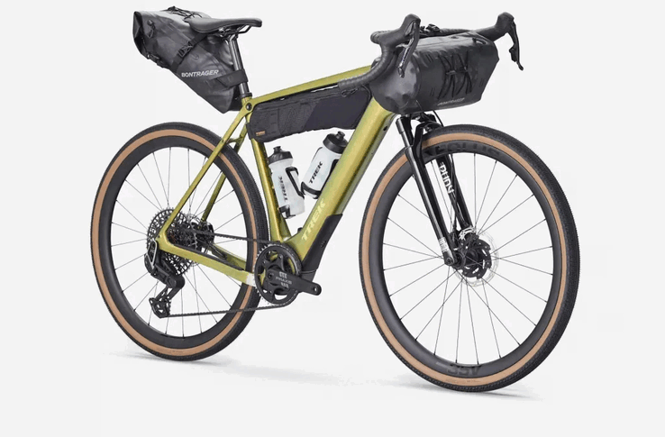 Le vélo électrique Trek Checkpoint+ gravel est disponible dans les variantes SL 5, SL 6 AXS et SL 7 AXS (Source d'image : Trek)